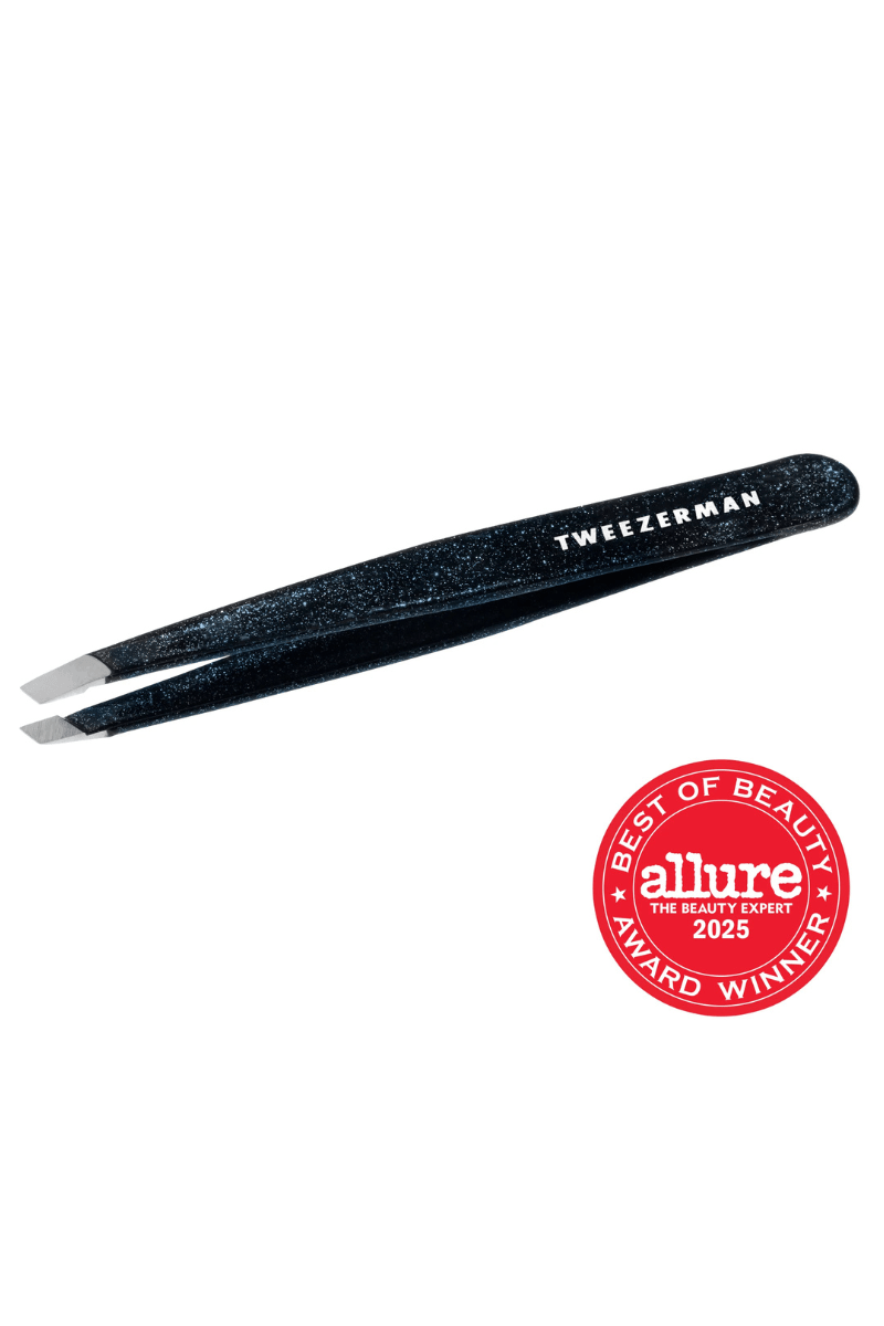 Hair & Skincare - Tweezerman - Dusted Onyx Slant Tweezer - Archery Close