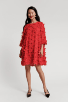 Dresses - Frances Valentine - Edie Mini Dress in Red - Archery Close