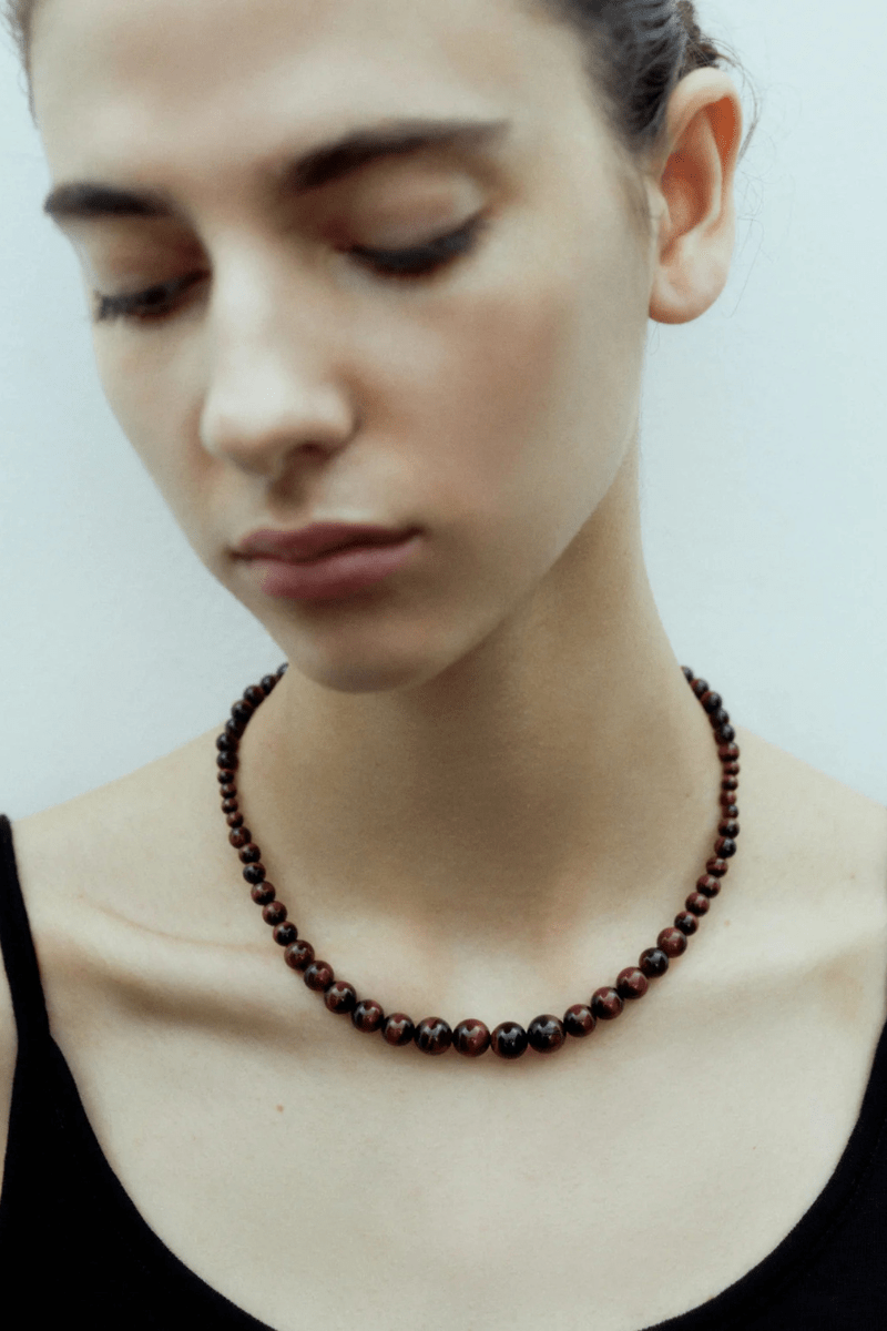 Jewelry - Ragbag - Emberly Stone Necklace - Archery Close