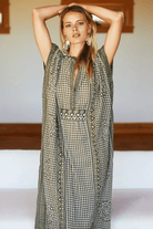 caftan - Emerson Fry - Emerson Caftan in Moss Organic - Archery Close