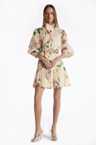 Dresses - Christy Lynn - Emi Dress in Ivory Tranquility - Archery Close