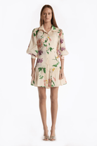 Dresses - Christy Lynn - Emi Dress in Ivory Tranquility - Archery Close