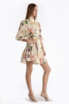 Dresses - Christy Lynn - Emi Dress in Ivory Tranquility - Archery Close