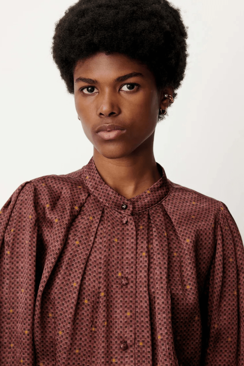 Shirts & Tops - Sessun - Esperanzo Blouse - Archery Close