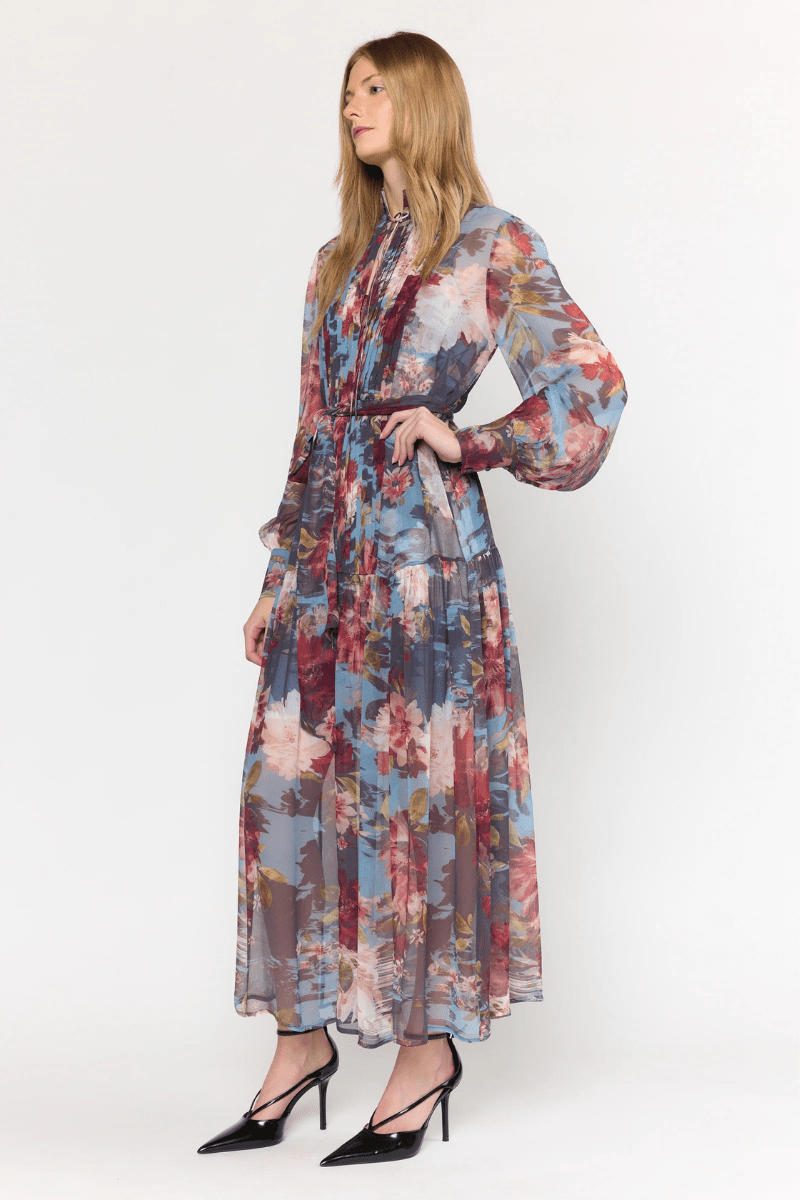 Dresses - Christy Lynn - Esther Dress in Sky Garden - Archery Close