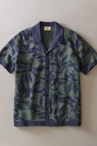 Marine Layer Ethan Resort Sweater - Navy Laurel Wreath