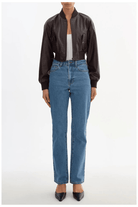 Outerwear - Lamarque - Evelin Cropped Woven Bomber - Archery Close