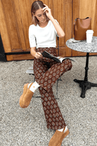 Pants - Emerson Fry - Everyday Pant in Liberty Flowers Cocoa - Archery Close