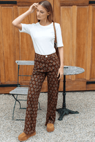 Pants - Emerson Fry - Everyday Pant in Liberty Flowers Cocoa - Archery Close