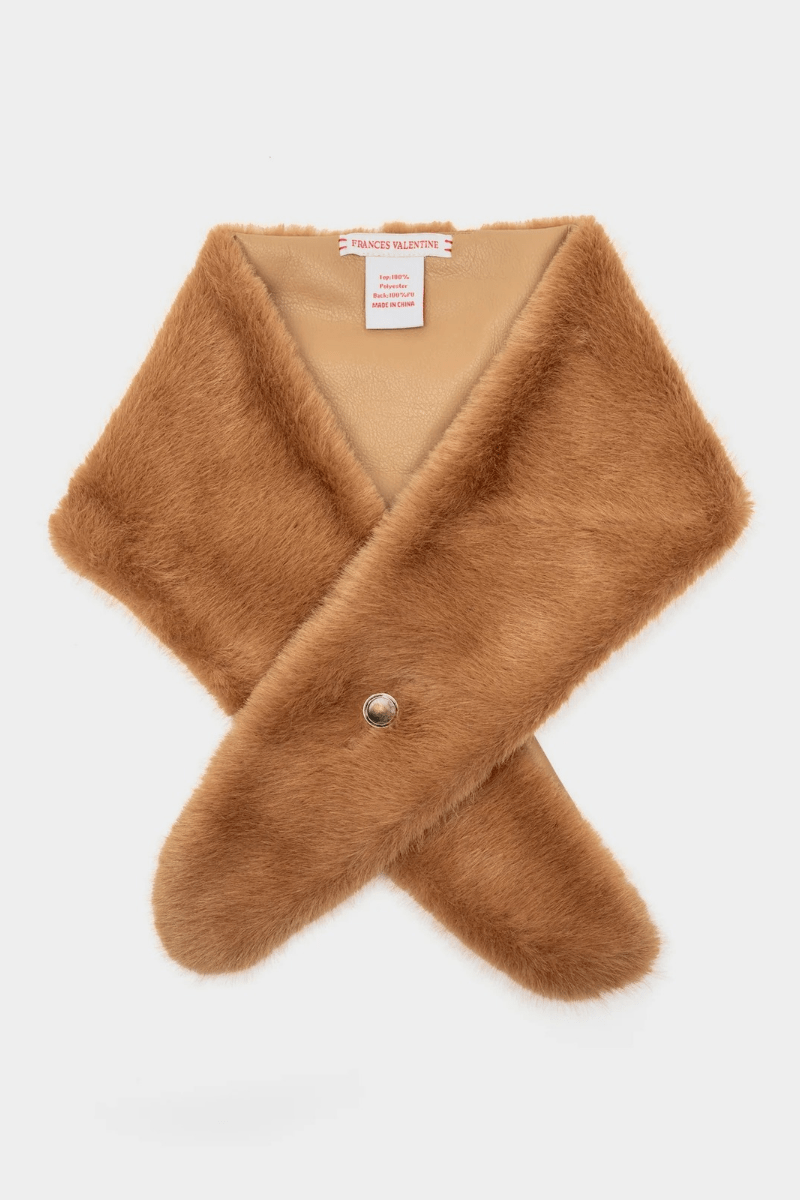 Accessories - Frances Valentine - Faux Mink Collar - Archery Close