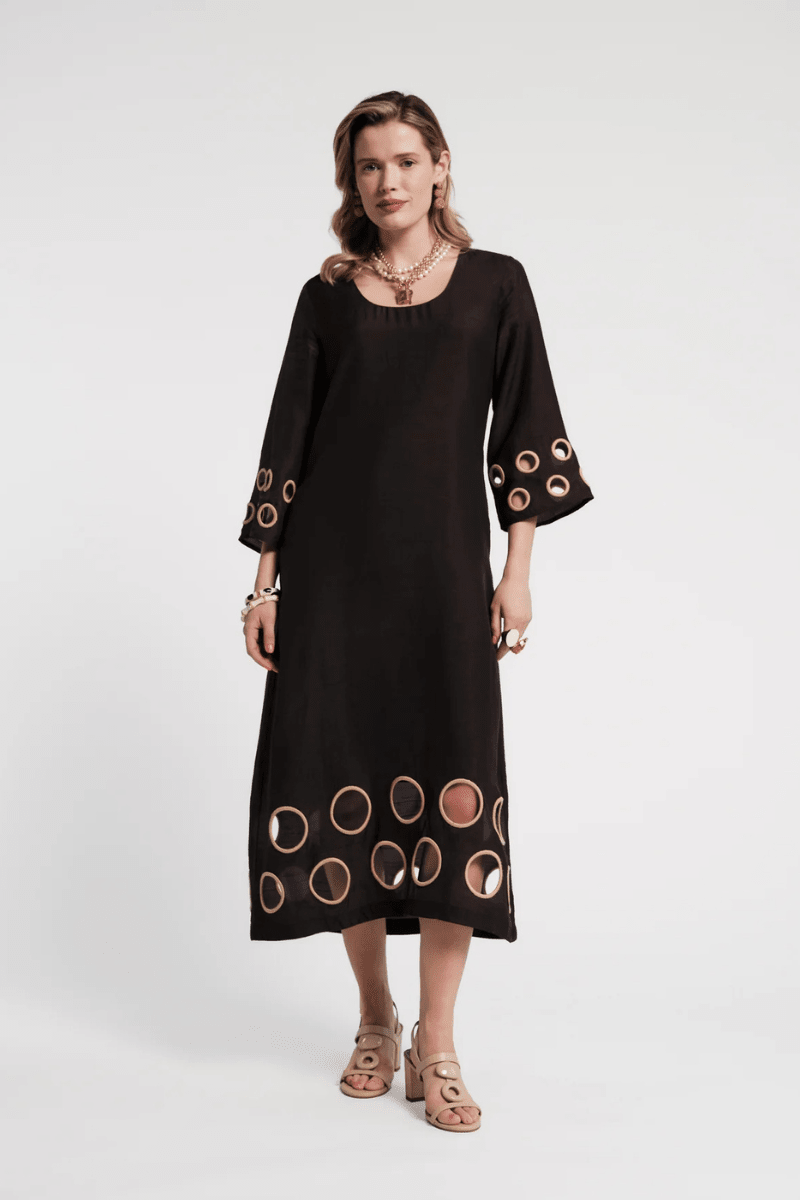 Dresses - Frances Valentine - Faye Cut Out Maxi Dress - Archery Close