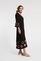 Dresses - Frances Valentine - Faye Cut Out Maxi Dress - Archery Close