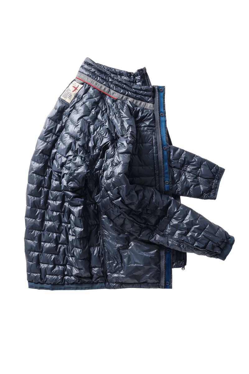 Outerwear - Relwen - Featherweight Down Jacket in Navy - Archery Close