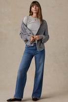 Faherty Brand Featherweight Freestyle Layering Crew - Light Grey Heather