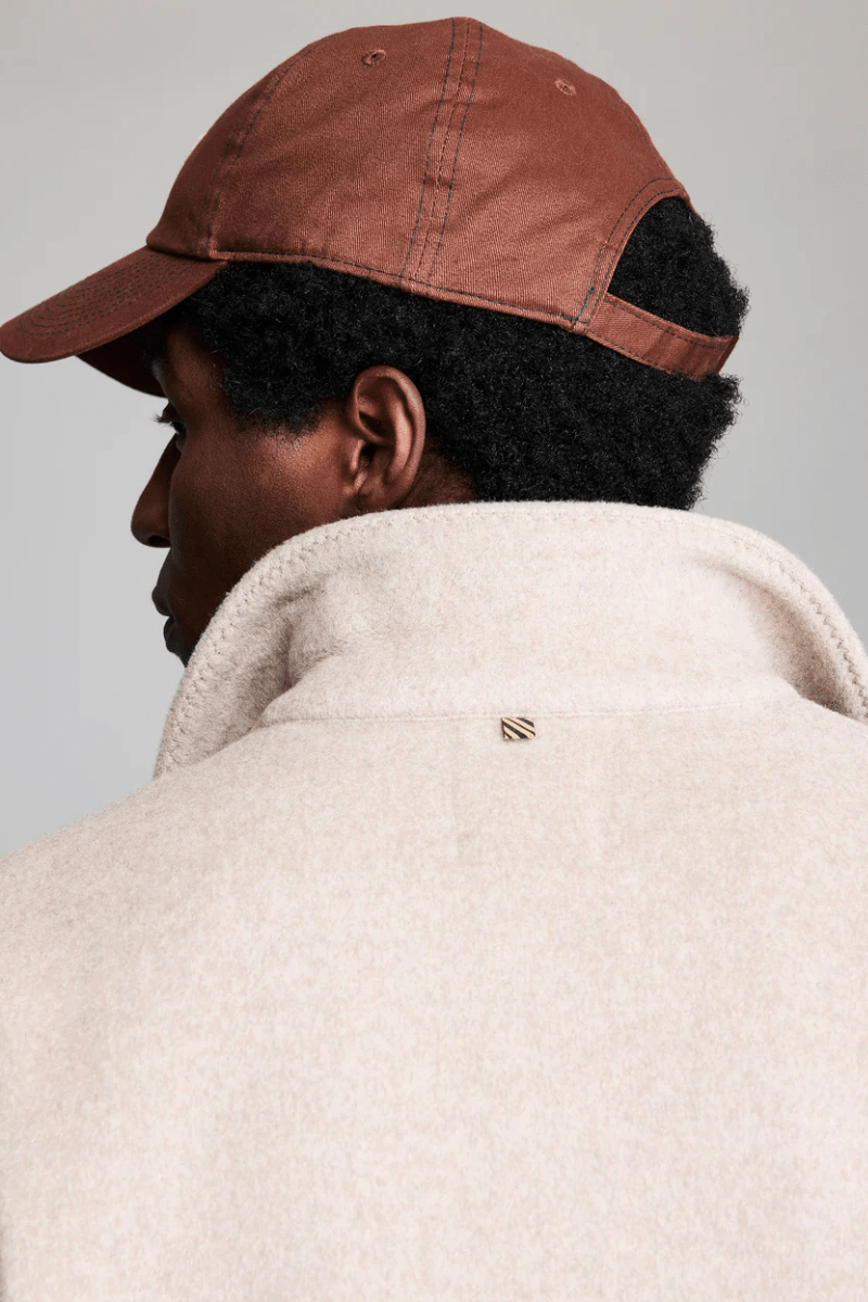 Outerwear - Billy Reid - Felted Wool Chore Coat in Dove Heather - Archery Close