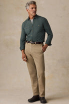 Faherty Brand Field Knit Shirt - Forest Trail
