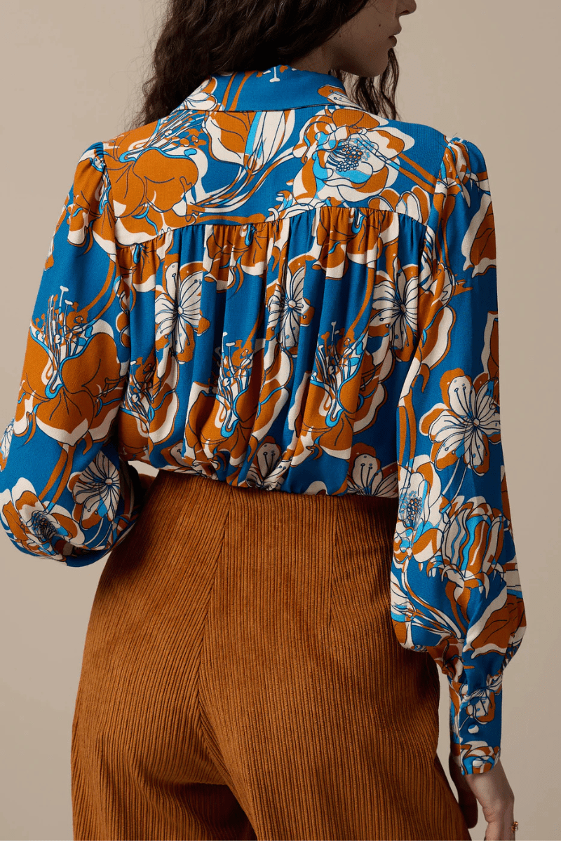 Shirts & Tops - Paolita - Fiorenza Marlene Shirt - Archery Close