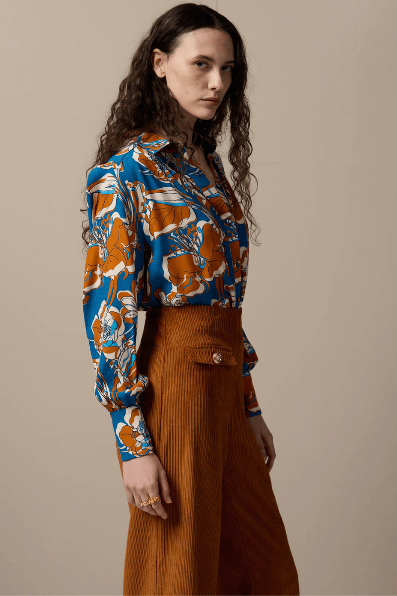 Shirts & Tops - Paolita - Fiorenza Marlene Shirt - Archery Close