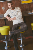 Pants - Marine Layer - Flex Terry Slim Straight Cords - Archery Close