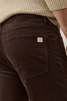 Pants - Marine Layer - Flex Terry Slim Straight Cords - Archery Close