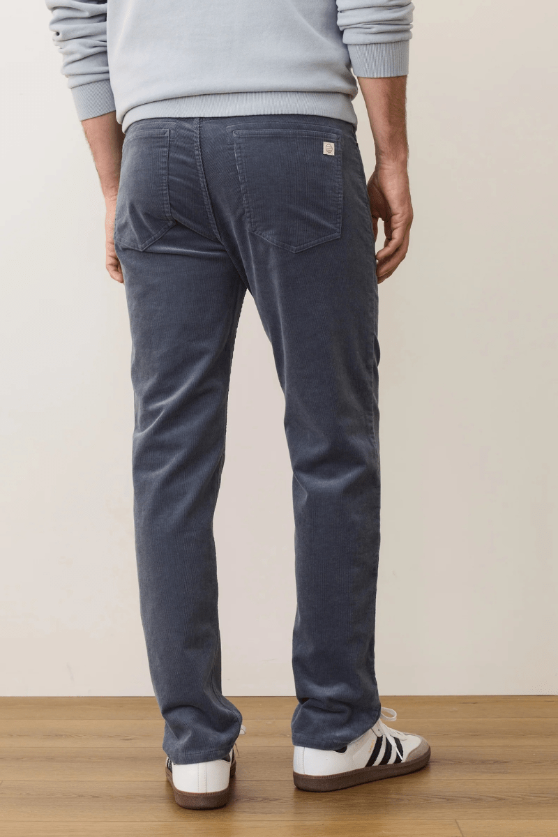 Pants - Marine Layer - Flex Terry Slim Straight Cords - Archery Close