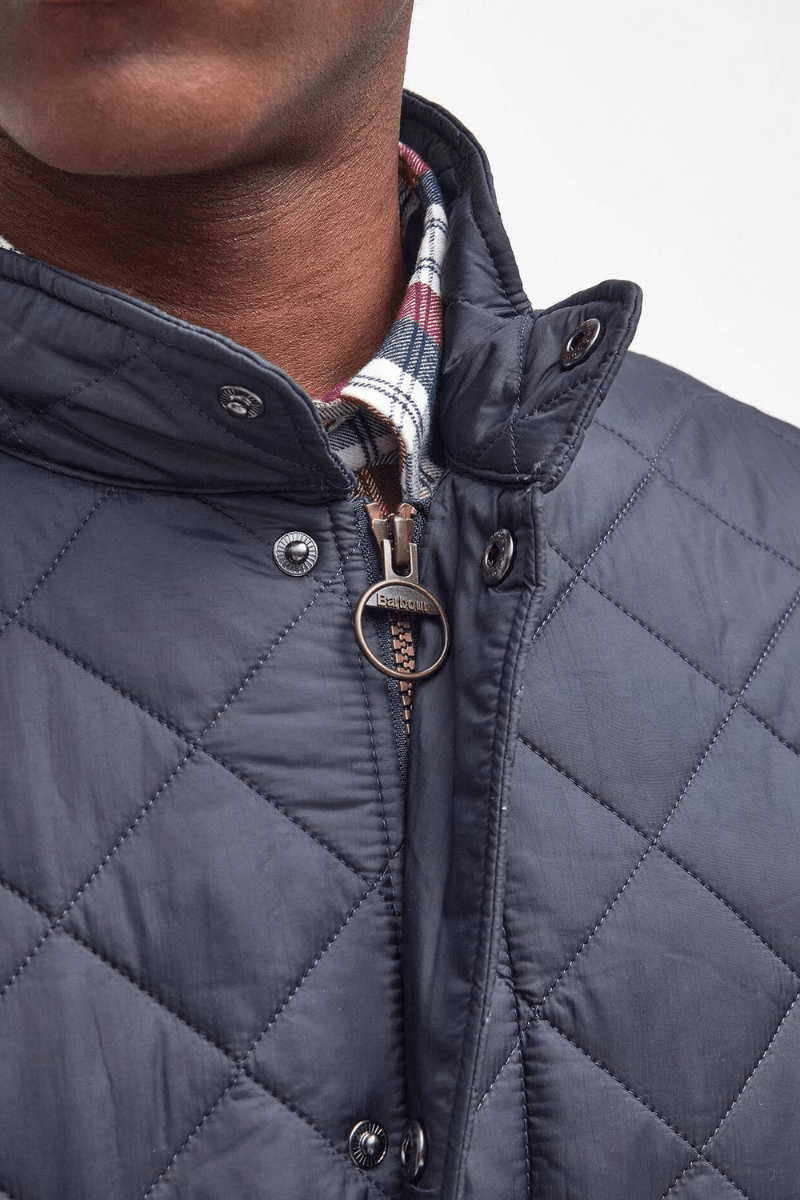 Outerwear - Barbour - Flyweight Chelsea Quilted Jacket in Navy - Archery Close