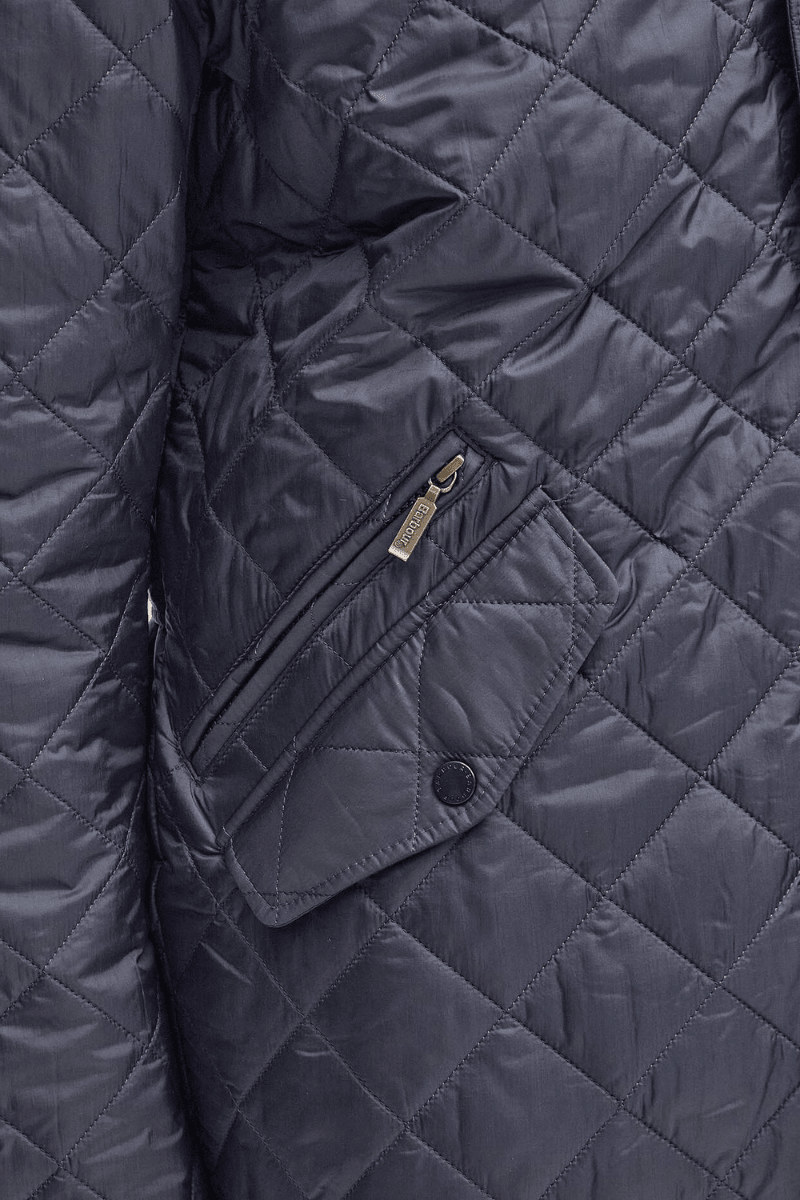 Outerwear - Barbour - Flyweight Chelsea Quilted Jacket in Navy - Archery Close