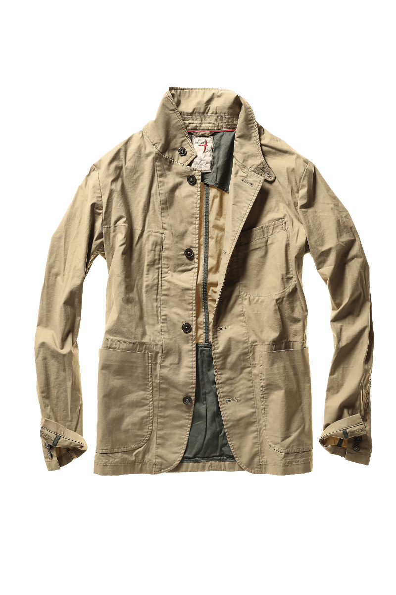 Blazer - Relwen - Flyweight Flex Blazer in British Khaki - Archery Close