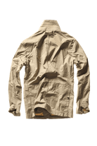 Beige jacket on a white background