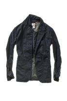 Navy jacket on a white background