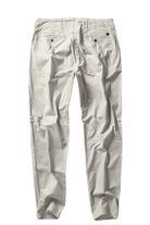 Light-colored pants on a white background
