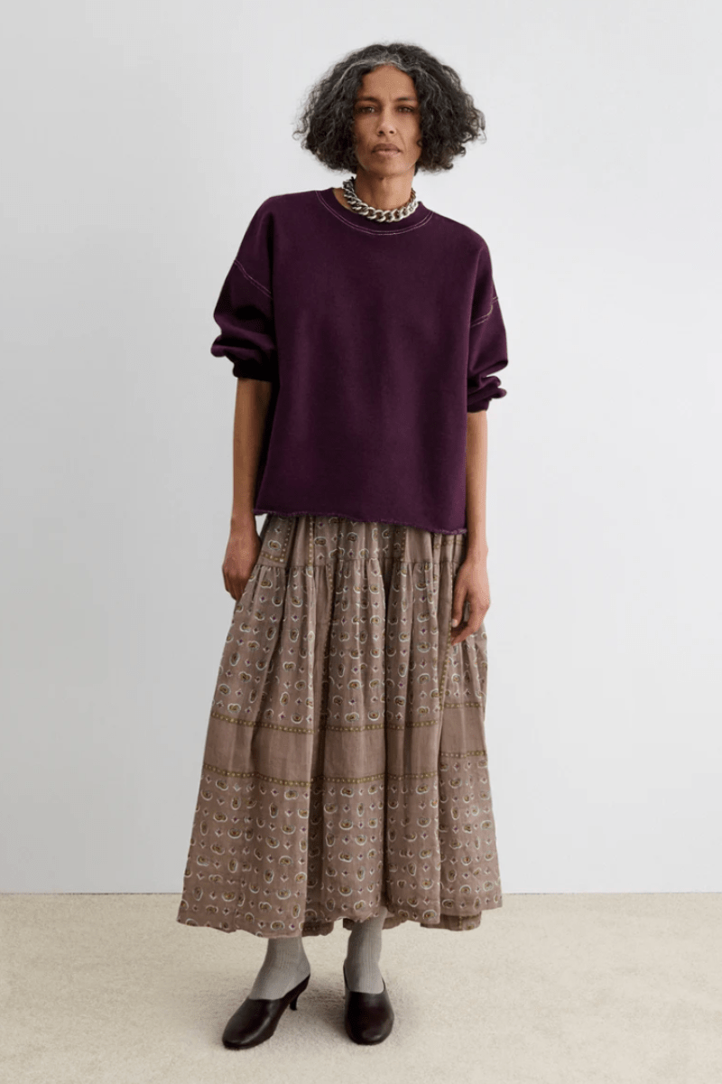 Sweatshirts - Rachel Comey - Fond Sweatshirt in Plum - Archery Close