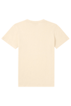 Beige t-shirt on a white background
