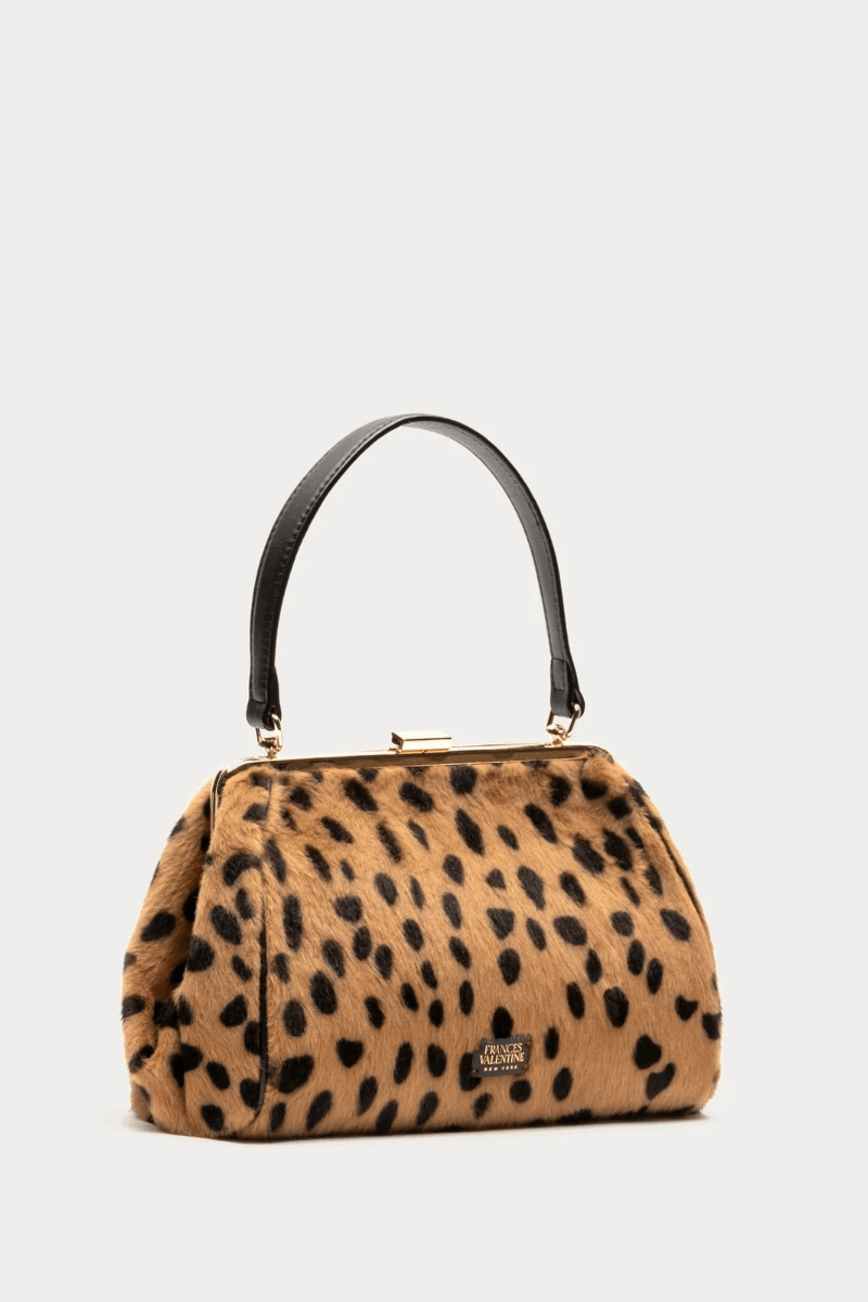 Handbags, Wallets & Cases - Frances Valentine - Frances Frame Cheetah Bag - Archery Close