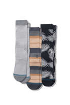 Socks - Stance - Frond Socks 3 Pack - Archery Close