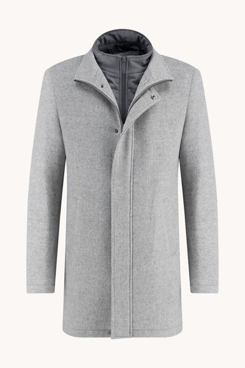 Outerwear - A Fish Named Fred - Funnel Neck Coat - Archery Close