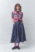 Skirts - Suncoo Paris - Funny denim midi skirt - Archery Close