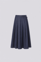 Skirts - Suncoo Paris - Funny denim midi skirt - Archery Close