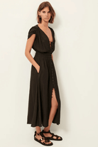 Dresses - Sessun - Galiane Dress in Umbra - Archery Close