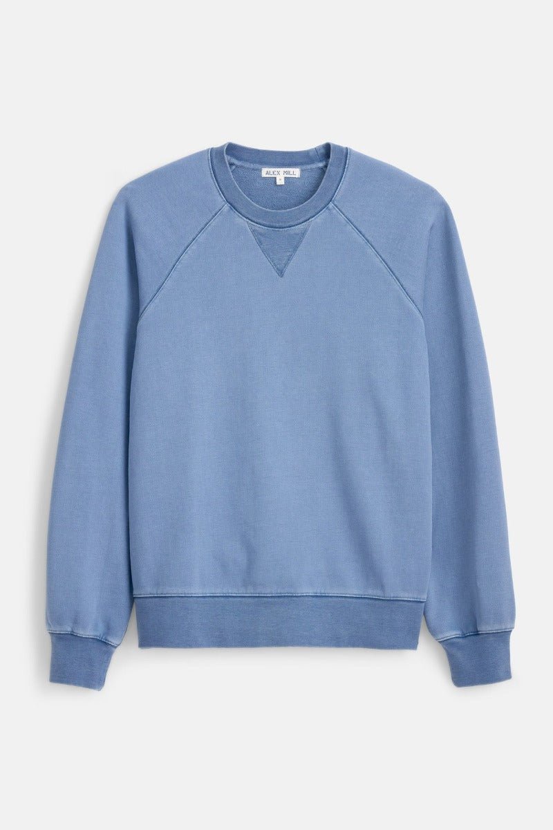 Alex Mill Garment Dye Raglan Sweatshirt in Cotton Fleece