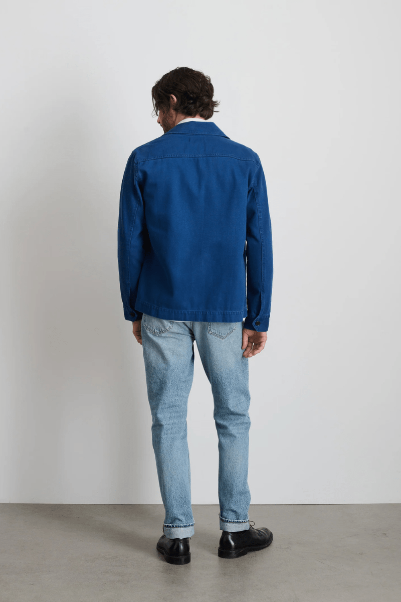 Outerwear - Alex Mill - Garment Dyed Work Jacket in Recycled Denim - Archery Close