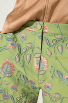 Shorts - Cotelac - Green Printed Short - Archery Close