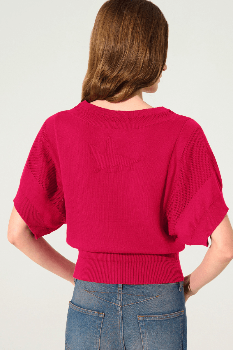 Sweater - Cotelac - Grenadine Sweater - Archery Close