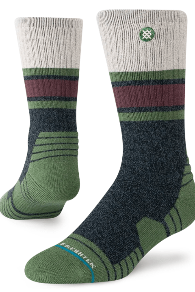 Socks - Stance - Half Mast Hike Crew - Archery Close