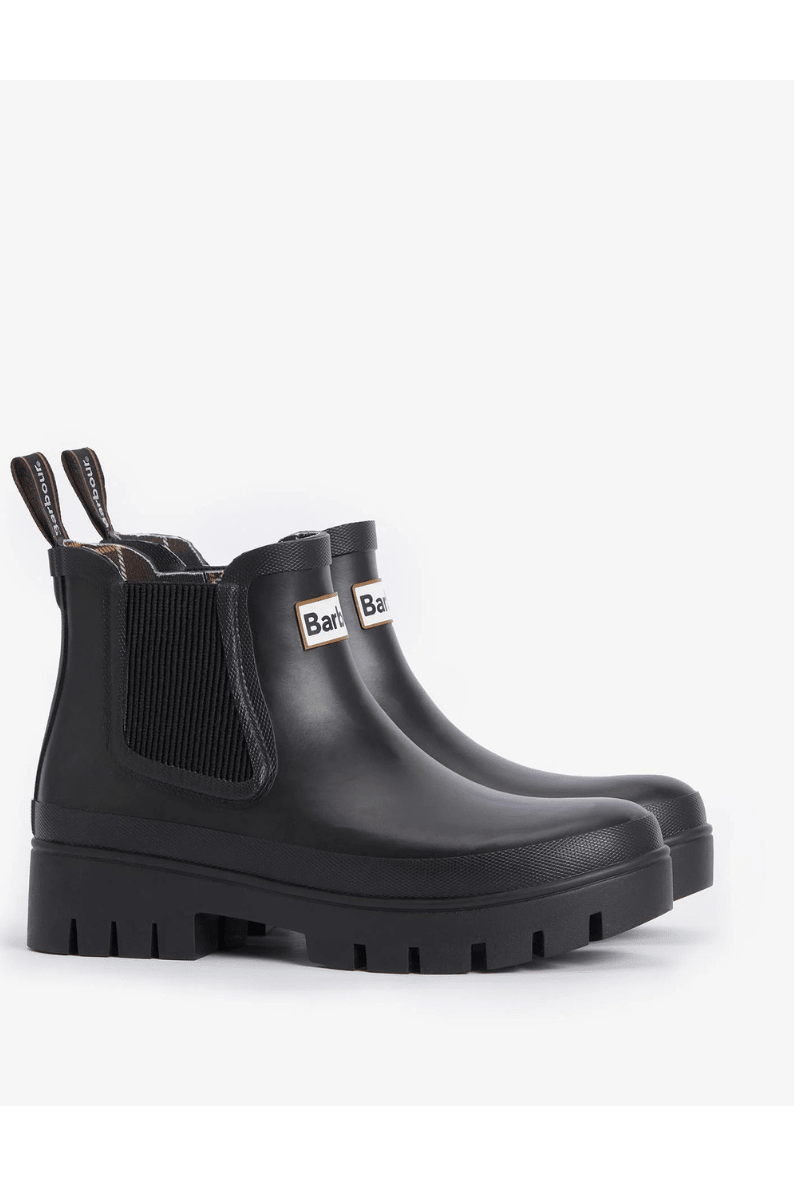 Boots - Barbour - Halton Welly in Black - Archery Close