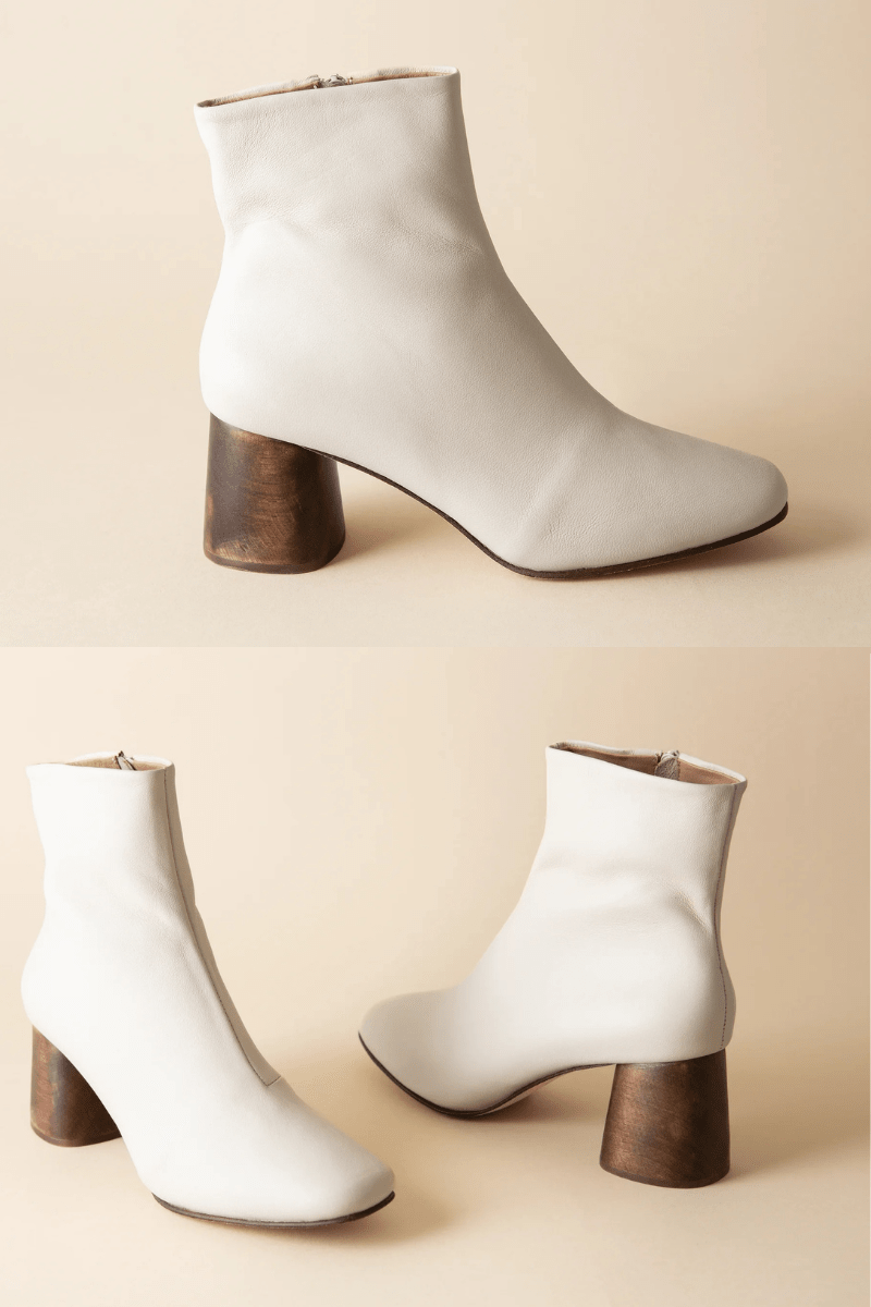 Boots - Huma Blanco - Harlow in Bone - Archery Close
