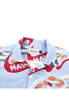 Sweatshirts - Freenote Cloth - Hawaiian Clear Blue Aloha - Archery Close