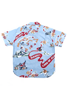 Sweatshirts - Freenote Cloth - Hawaiian Clear Blue Aloha - Archery Close