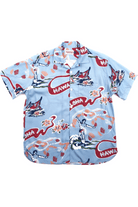 Sweatshirts - Freenote Cloth - Hawaiian Clear Blue Aloha - Archery Close