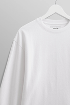 Shirts & Tops - Wax London - Hayden Long Sleeve T-Shirt in White - Archery Close